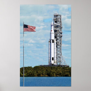 NASA SLS スペースローンチシステム ロケット打ち上げ基地 ポスター