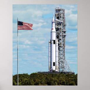 NASA SLS スペースローンチシステム ロケット打ち上げ基地 ポスター