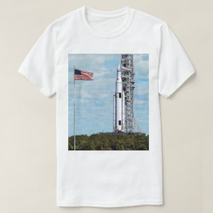 NASA SLS スペースローンチシステム ロケット打ち上げ基地 Tシャツ