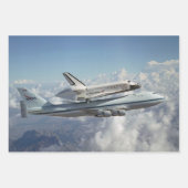 NASA Space Shuttle Photos ラッピングペーパーシート (正面2)