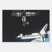 NASA Space Shuttle Photos ラッピングペーパーシート (正面)