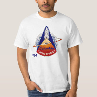 NASA STS-1のスペースシャトル Tシャツ