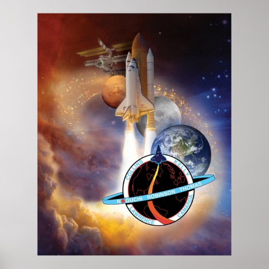 NASA STS-114シャトルミッション名簿 – 2005 ポスター (正面)