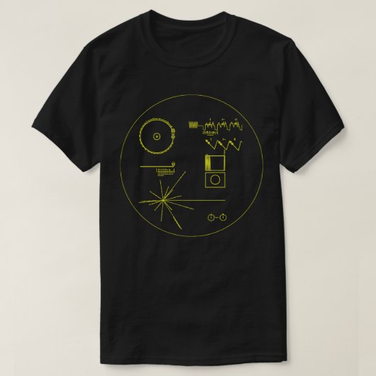 NASA Voyager Golden Record , Science  Tシャツ (デザイン正面)