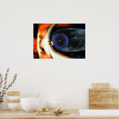 NASA / Voyager Squashesシステムのビュ太陽のー ポスター (キッチン)