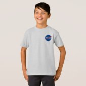 NASA Webb宇宙望遠鏡水銀グレーキッズ Tシャツ (正面フル)