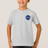NASA Webb宇宙望遠鏡水銀グレーキッズ Tシャツ (正面)