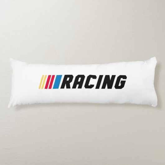 NASCAR レーシング ロゴ ボディピロー (正面)
