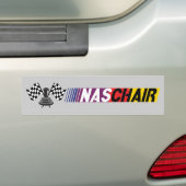 NASCHAIRのバンパーステッカー バンパーステッカー (車上)