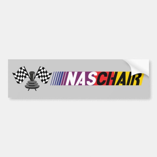 NASCHAIRのバンパーステッカー バンパーステッカー (正面)