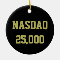 NASDAQ 25000 株式市場のお祝い