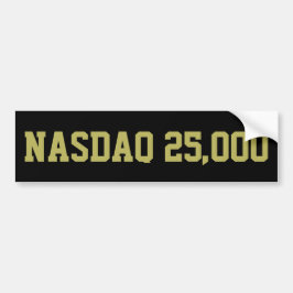 NASDAQ 25000 株式市場のお祝い バンパーステッカー