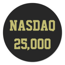 NASDAQ 25000 株式市場のお祝い