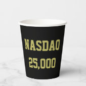 NASDAQ 25000 Stock Market Celebration 紙コップ (正面)