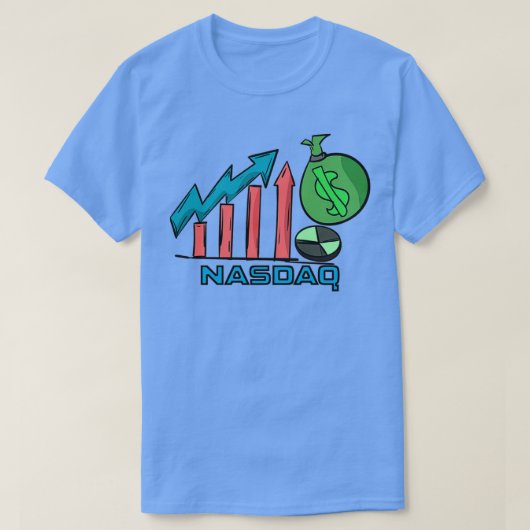 NASDAQ 2 Tシャツ (デザイン正面)