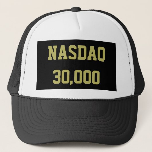 NASDAQ 3万 - 株式市場のお祝い キャップ (正面)