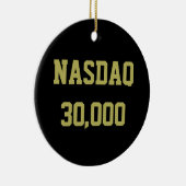 NASDAQ 3万 - 株式市場のお祝い セラミックオーナメント (右)
