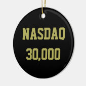 NASDAQ 3万 - 株式市場のお祝い セラミックオーナメント (左)