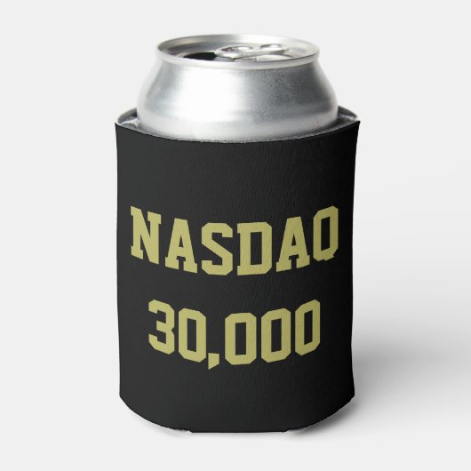 NASDAQ 3万 - 株式市場のお祝い 缶クーラー (缶正面)