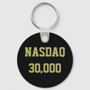 NASDAQ 30000 株式市場のお祝い キーホルダー