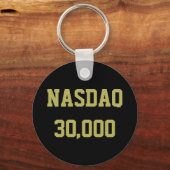 NASDAQ 30000 株式市場のお祝い キーホルダー (裏面)