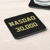 NASDAQ 30000 株式市場のお祝い コースター (左側)