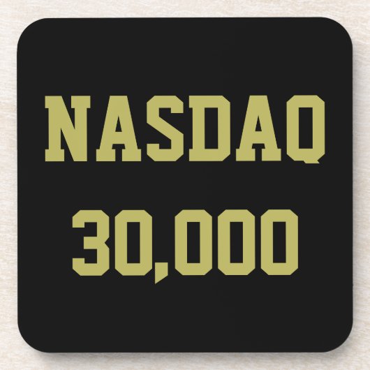 NASDAQ 30000 株式市場のお祝い コースター (正面)