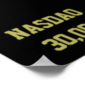 NASDAQ 30000 株式市場のお祝い ポスター (角)