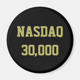 NASDAQ 30000 株式市場のお祝い マグネット