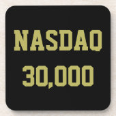 NASDAQ 30000 Stock Market Celebration コースター (正面)