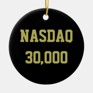NASDAQ 30000 Stock Market Celebration セラミックオーナメント