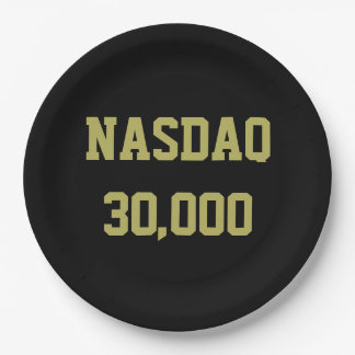 NASDAQ 30000 Stock Market Celebration ペーパープレート