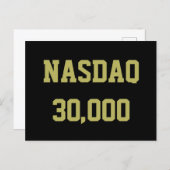 NASDAQ 30000 Stock Market Celebration ポストカード (正面/裏面)