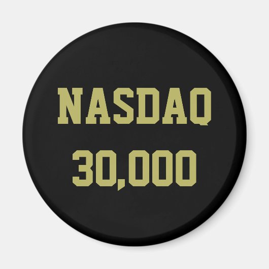 NASDAQ 30000 Stock Market Celebration マグネット (正面)