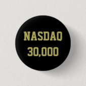 NASDAQ 30000 Stock Market Celebration 缶バッジ (正面)