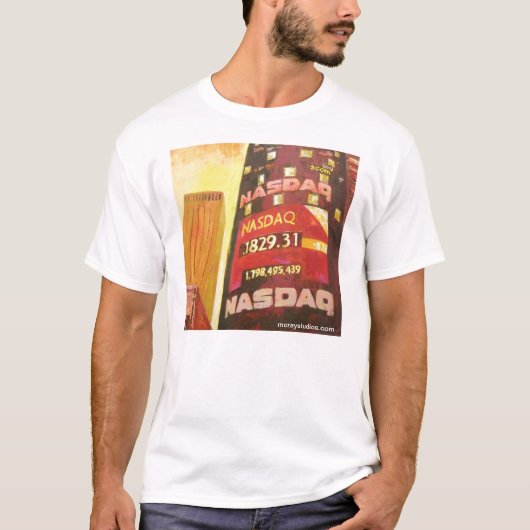 "NASDAQ " Tシャツ (正面)