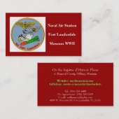 NASFLのロゴ 名刺 (正面/裏面)