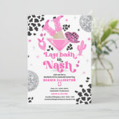 Nashでの最後のBashのバチェロレッテ週末の日程 招待状 (スタンド正面)