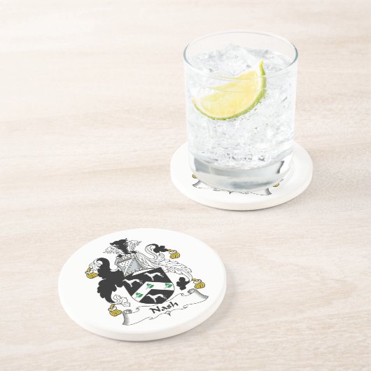 Nashの家紋 コースター (側面)