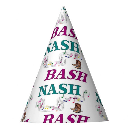 Nashの強打音楽 パーティーハット (正面)