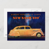 Nash 400 ~ヴィンテージ自動車/自動車広告 ポストカード (正面/裏面)