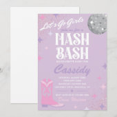 Nash Bashバチェロレッテ | Nash Bash招待状 招待状 (正面/裏面)