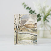 Nash - Moonrise over Cleeeve Hill ポストカード (スタンド正面)