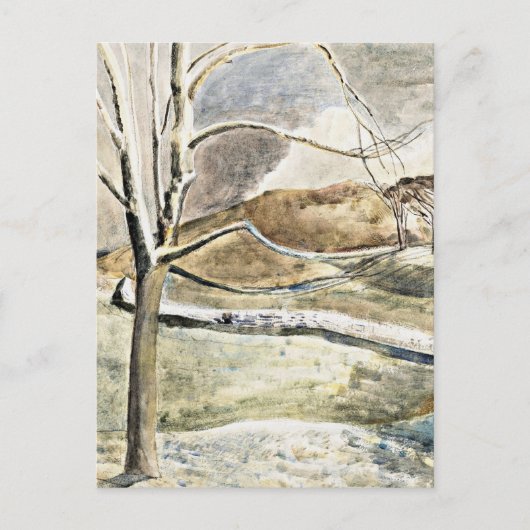 Nash - Moonrise over Cleeeve Hill ポストカード (正面)