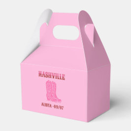 nash nash pink cowgirl boots フェイバーボックス