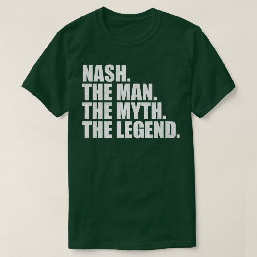 NashNash名Nash名与え称 Tシャツ (デザイン正面)