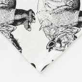 Nashorn フリースブランケット (角)