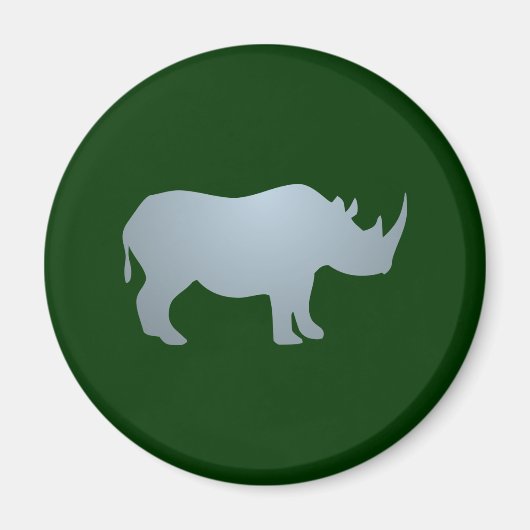 Nashorn rhino rhinoceros マグネット (正面)