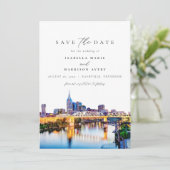 NASHVILLEテネシーのスカイライン日付を保存 招待状 (スタンド正面)