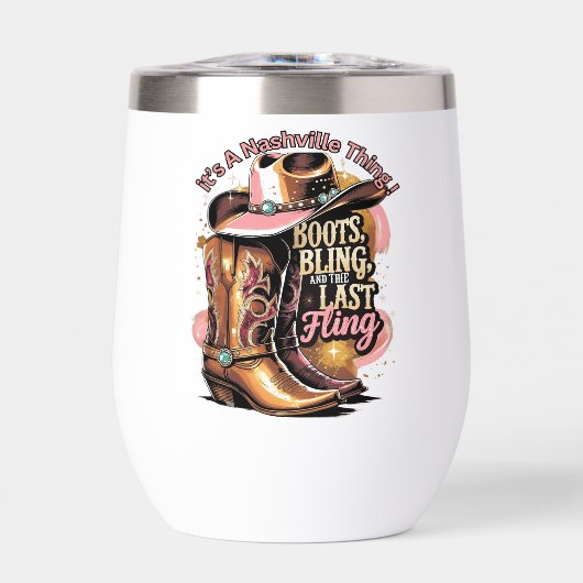 Nashville Bachelorette Party -“Boots, Bling, " (正面)